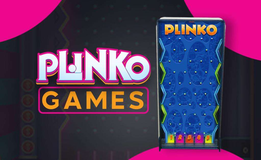 Spielen Sie Plinko-Spiele.