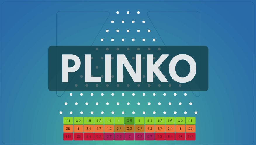 Plinko Kasino-Glücksspiel.